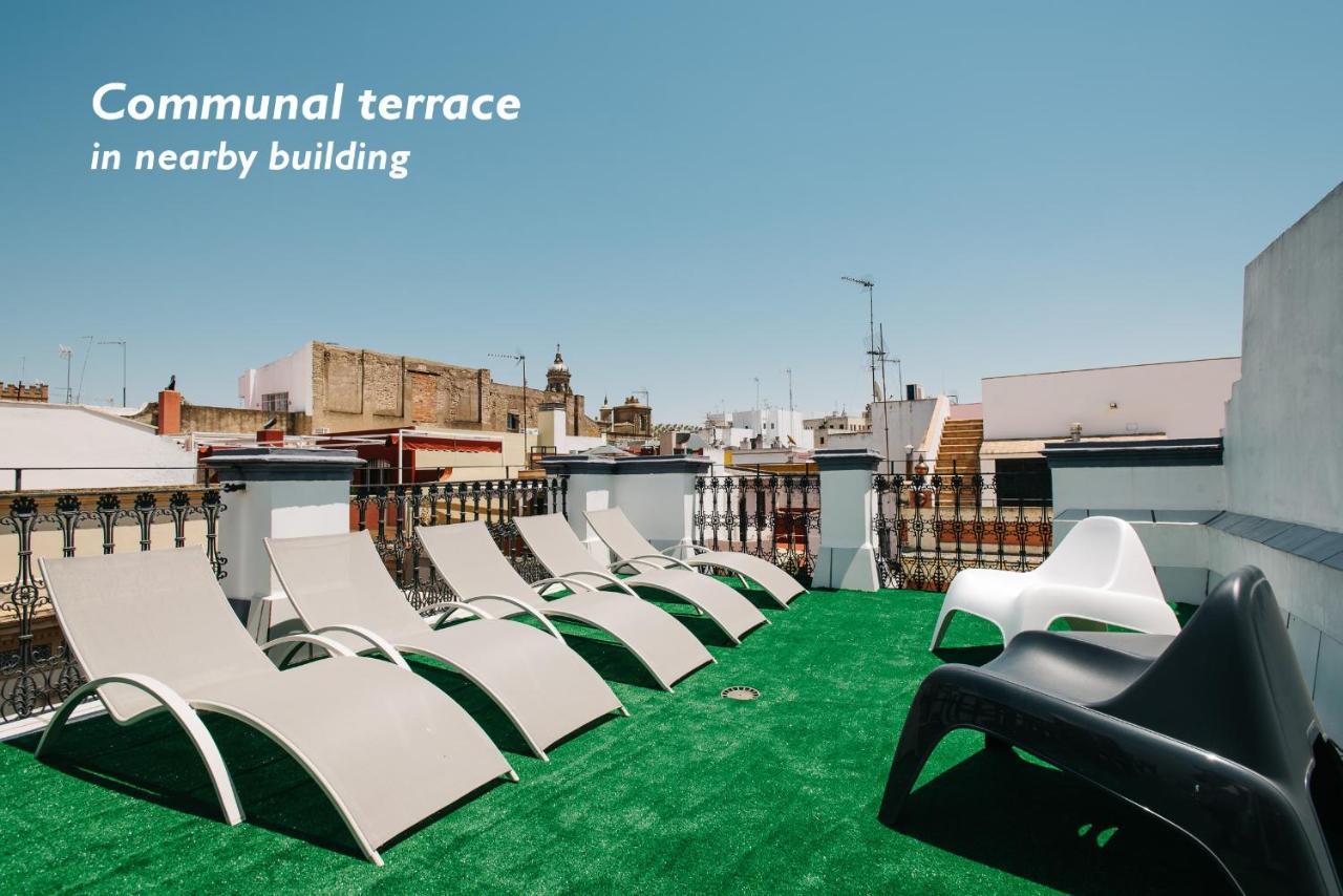 Hostly Rivero 2A Center Loft-Fibre-Communal Terrace-Parking Optional-Cless Sevilla Exteriör bild