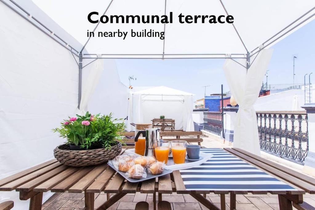 Hostly Rivero 2A Center Loft-Fibre-Communal Terrace-Parking Optional-Cless Sevilla Exteriör bild